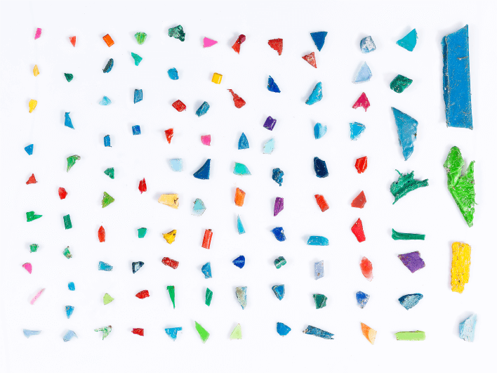 Microplastics and plastic fragments